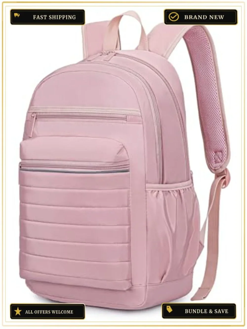 Travel Laptop Backpack for Women Water Resistant Anti-Theft 15.6 Inch